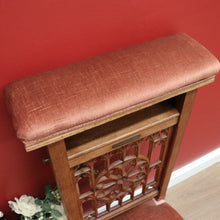 Load image into Gallery viewer, x SOLD Antique French Walnut Prayer Chair, Kneeler.  Hall Seat, Church Prie Dieu Chair  B10536