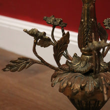 Load image into Gallery viewer, x SOLD Vintage Italian Lamp Table, Glass, Marble and Brass Flower Side Table Hall Table B10738