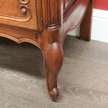 Load image into Gallery viewer, x SOLD Antique French Chest of Drawers, French Chest of 3 Drawers Hall Cabinet Bedside B10489