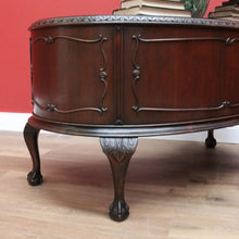 Load image into Gallery viewer, x SOLD Antique English Mahogany Desk, Kidney Shaped Ladies Desk Office Desk with Drawer B10787