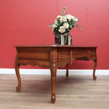 Load image into Gallery viewer, x SOLD Antique Office Desk, French Oak Three Drawer Desk, Library Desk Home Office Desk B11024