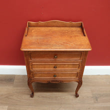 Load image into Gallery viewer, x SOLD Antique French Chest of Drawers 3 Drawer Lamp Table, Bedside Cabinet Side Table B10686