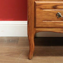 Load image into Gallery viewer, x SOLD Vintage French Chest of Drawers, French Oak and Brass 3 Drawer Hall Cupboard B10807