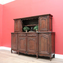 Load image into Gallery viewer, x SOLD Antique French Oak Sideboard, French 2 Height Drinks Cabinet Buffet Sideboard B10666
