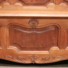 Load image into Gallery viewer, x SOLD Antique French Hall Seat Blanket Box Hall Chair Armchair Hall Settle Bench Seat. B11217