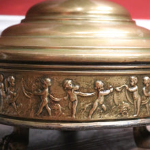 Load image into Gallery viewer, x SOLD Antique French Pressed Brass Umbrella-Shaped Umbrella Holder, Dog Head Handle. B11274