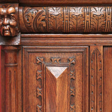 Load image into Gallery viewer, x SOLD Antique French Oak Sideboard, China Cabinet, or Bookcase, Hall Cupboard B10861