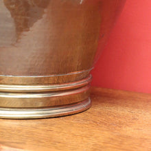 Load image into Gallery viewer, x SOLD Antique French Umbrella Holder, Brass and Copper Pitcher Jug Walking Stick Stand. B10139