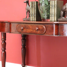 Load image into Gallery viewer, x SOLD Antique Australian Cedar Hall Table, Cedar Sofa Table, Side Table with Drawer B10969