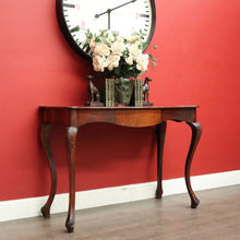 Load image into Gallery viewer, x SOLD Antique English Oak Hall Table, Single Drawer to Apron, Sofa, Lounge Side Table. B9868