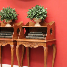 Load image into Gallery viewer, x SOLD Pair of Antique Bedside Cabinets Tables, French Oak Lamp Tables, Side Tables. B10525