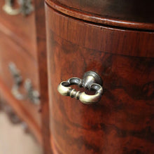 Load image into Gallery viewer, x SOLD Antique French Burr Walnut Side Cabinet Side Table, Sideboard, Chest of Drawers B10471