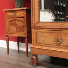 Load image into Gallery viewer, x SOLD Wardrobe, Armoire, Antique French Oak and Mirror Wardrobe Armoire Gilt Brass B10467
