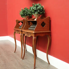 Load image into Gallery viewer, x SOLD Pair of Antique Bedside Cabinets Tables, French Oak Lamp Tables, Side Tables. B10525