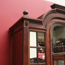 Load image into Gallery viewer, x SOLD Antique French Walnut Wardrobe, Armoire. Walnut and Mirror Linen Press Cabinet B10834