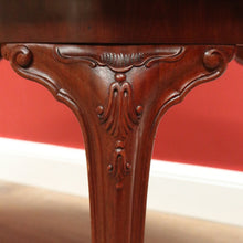 Load image into Gallery viewer, x SOLD Vintage French Mahogany Cabriole Leg Shaped Top Coffee Lamp side Table B10692