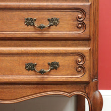 Load image into Gallery viewer, x SOLD Antique French Chest of Drawers, French Chest of 3 Drawers Hall Cabinet Bedside B10489