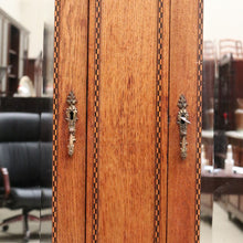 Load image into Gallery viewer, x SOLD Wardrobe, Armoire, Antique French Oak and Mirror Wardrobe Armoire Gilt Brass B10467