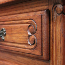 Load image into Gallery viewer, x SOLD Vintage French Chest of Drawers, French 3 Drawer Hall Cabinet, Sofa Table Chest B10197