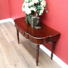 Load image into Gallery viewer, x SOLD Antique Australian Cedar Hall Table, Cedar Sofa Table, Side Table with Drawer B10969