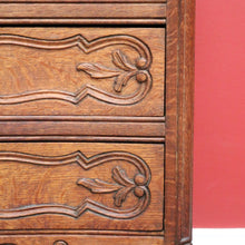 Load image into Gallery viewer, x SOLD Vintage French Hall Chest, Bedside Chest of Drawers, Brass Handles, Lamp Table B10148