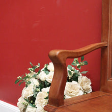 Load image into Gallery viewer, x SOLD Antique French Hall Seat Blanket Box Hall Chair Armchair Hall Settle Bench Seat. B11217