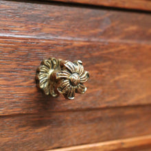 Load image into Gallery viewer, x SOLD Pair of Antique French Bedside Tables, French Oak and Marble Top Lamp Tables B10774