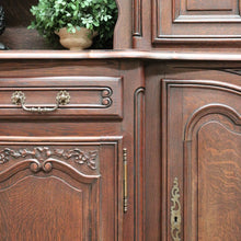 Load image into Gallery viewer, x SOLD Antique French Oak Sideboard, French 2 Height Drinks Cabinet Buffet Sideboard B10666