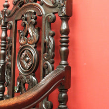 Load image into Gallery viewer, x SOLD Antique French Armchair French Oak Church Chair, Hall Chair, Bedroom Chair Seat B10752