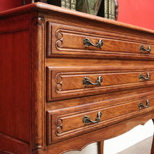 Load image into Gallery viewer, x SOLD Vintage French Chest of Drawers, French 3 Drawer Hall Cabinet, Sofa Table Chest B10197