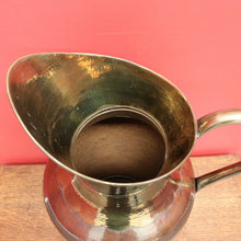 Load image into Gallery viewer, x SOLD Antique French Umbrella Holder, Brass and Copper Pitcher Jug Walking Stick Stand. B10139