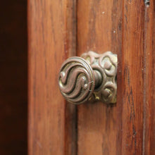 Load image into Gallery viewer, x SOLD Antique Bedside Tables Cabinets, Lamp Side Tables Antique French Oak and Marble Tops B10297