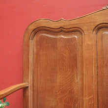 Load image into Gallery viewer, x SOLD Antique French Hall Seat Blanket Box Hall Chair Armchair Hall Settle Bench Seat. B11217