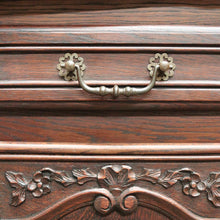 Load image into Gallery viewer, x SOLD Antique French Oak Sideboard, French 2 Height Drinks Cabinet Buffet Sideboard B10666