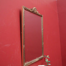 Load image into Gallery viewer, x SOLD Vintage French, Gilt Timber Mirror, Bevelled Edge Gilt Frame Wall Mirror B11143