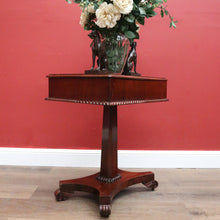 Load image into Gallery viewer, x SOLD Antique William IV Pedestal Lamp Table, Single Drawer Hall or Side Table Bedside. B11246