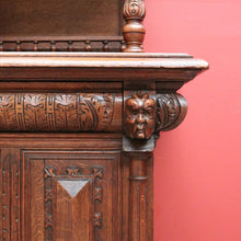 Load image into Gallery viewer, x SOLD Antique French Oak Sideboard, China Cabinet, or Bookcase, Hall Cupboard B10861
