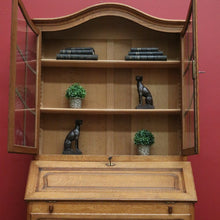 Load image into Gallery viewer, x SOLD Antique French Bookcase Desk Writing Bureau Bookcase Secretaire Desk Office Desk B10473