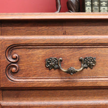 Load image into Gallery viewer, x SOLD Antique French Chest of Drawers, French Chest of 3 Drawers Hall Cabinet Bedside B10489