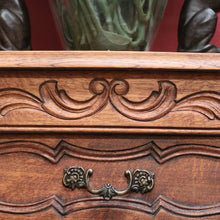 Load image into Gallery viewer, x SOLD Vintage French Hall Chest, Bedside Chest of Drawers, Brass Handles, Lamp Table B10148