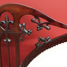Load image into Gallery viewer, x SOLD Antique French Settee Chair Armchair, 2 Seater Conversation Chair, Lounge, Sofa B10674