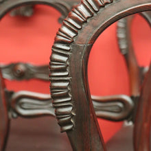 Load image into Gallery viewer, x SOLD Set of 6 Antique English Dining Chairs, Rosewood Dining Chairs Kitchen Chairs. B10325