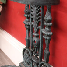 Load image into Gallery viewer, x SOLD Vintage French Cast Iron Umbrella Stand with Drip Tray, Cane Stand, or Door Stop. B10155