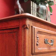 Load image into Gallery viewer, x SOLD Antique French Chest of Drawers, French Chest of 3 Drawers Hall Cabinet Bedside B10489