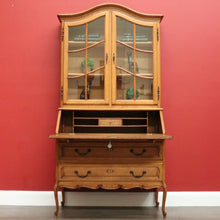 Load image into Gallery viewer, x SOLD Antique French Bookcase Desk Writing Bureau Bookcase Secretaire Desk Office Desk B10473