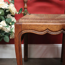 Load image into Gallery viewer, x SOLD Antique French Dining Chairs, Set of 6 Antique French Rush Seat Kitchen Chairs B10546
