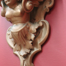 Load image into Gallery viewer, x SOLD Pair of Antique French Wall Sconces, Gilt Winged Angel Wall Bracket Wall Shelves B10974