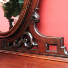 Load image into Gallery viewer, x SOLD Antique English Mahogany 2 Drawer Mirror Back Dressing Table Hall Table Ladies Desk B10715