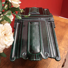 Load image into Gallery viewer, Antique French Art Deco Coal Scuttle, Fire Box, Kindling Paper Magazine Storage B11132