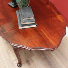 Load image into Gallery viewer, x SOLD Vintage French Mahogany Cabriole Leg Shaped Top Coffee Lamp side Table B10692